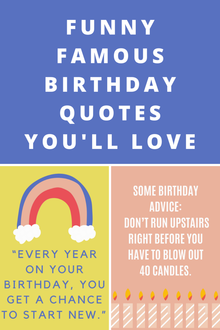 Funny Famous Birthday Quotes You&rsquo;ll Love - Darling Quote