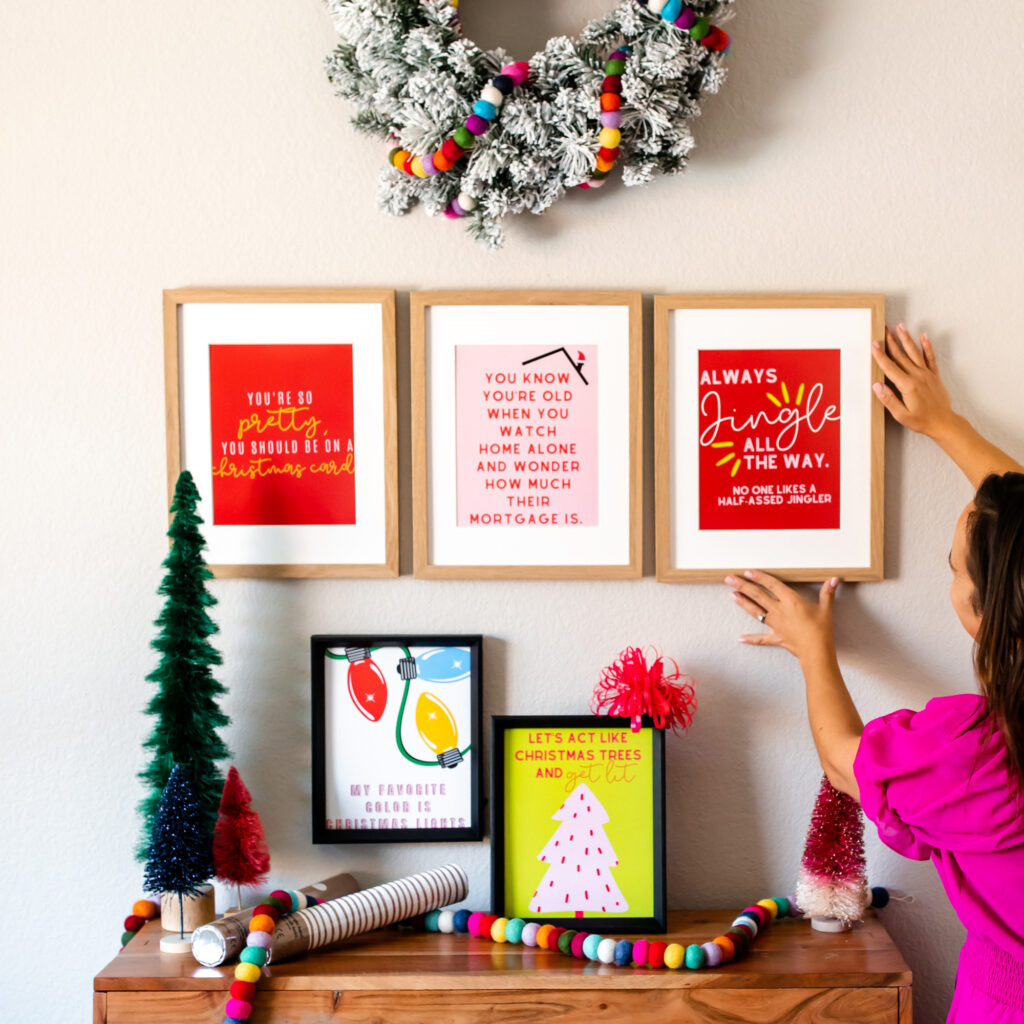 Christmas Quotes Decor (DOWNLOAD PDF SET OF 5 )  Darling Quote