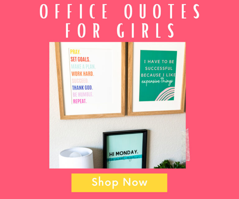 Positive Quotes for Office Wall Inspiration Darling Quote