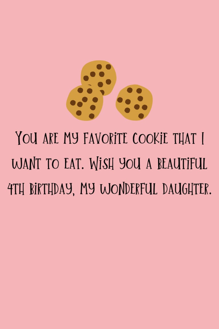 The Happiest 4th Birthday Quotes + Messages - Darling Quote