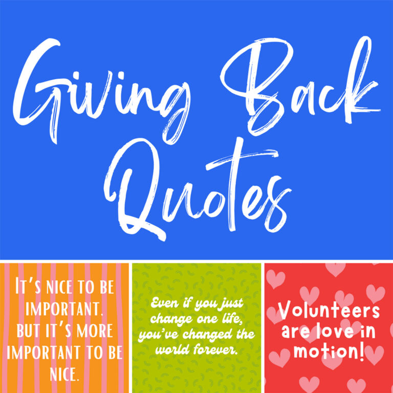 39 Giving Back Quotes + Messages To Inspire Darling Quote